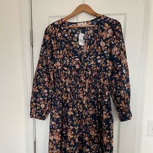 NWT Mille Camille Floral Cotton Dress Size Medium